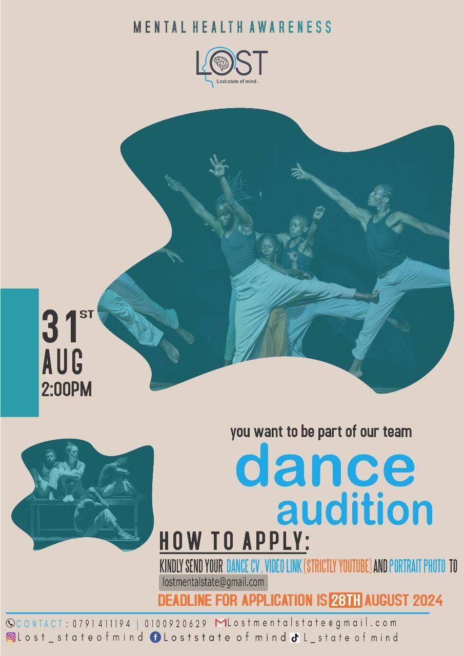 Lost State of Mind Dance Auditions poster