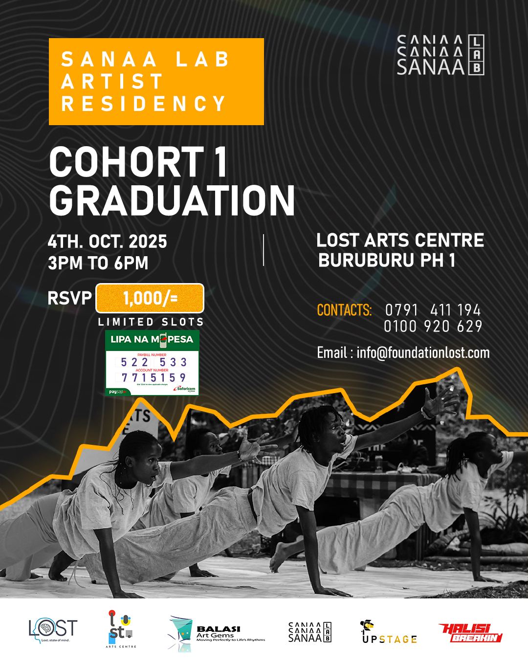 Sanaa Lab Cohort 1 Graduation poster