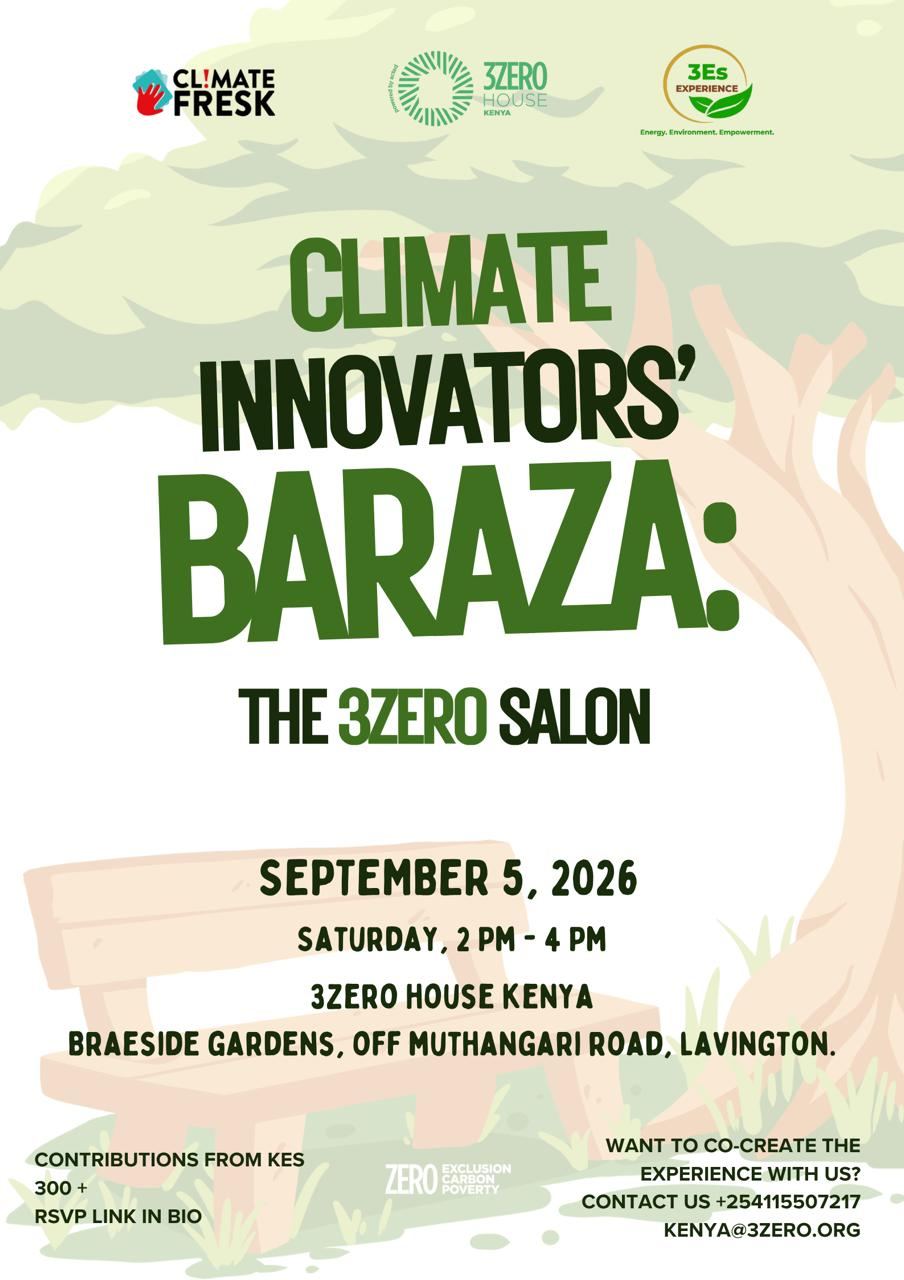 Climate Innovators Baraza poster