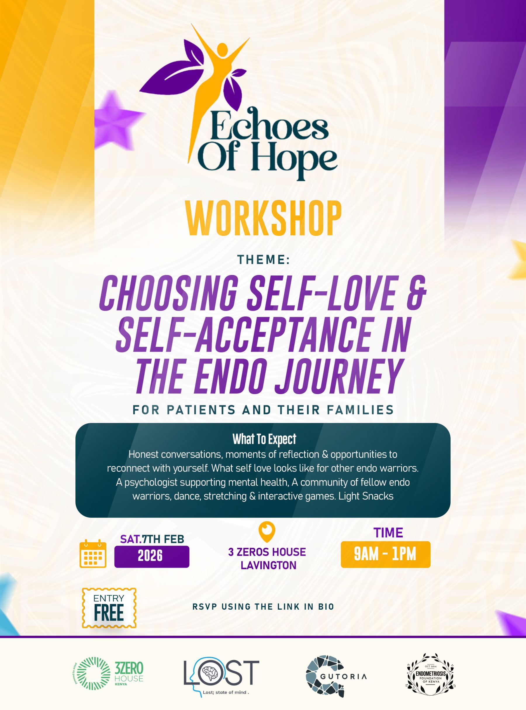 Echoes of Hope Workshop poster
