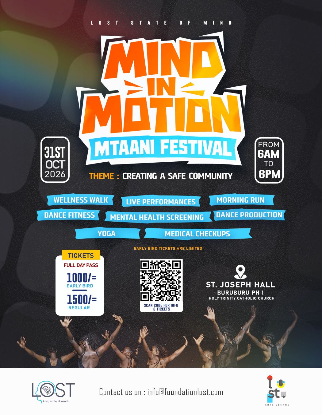 Mind in Motion Mtaani Festival poster