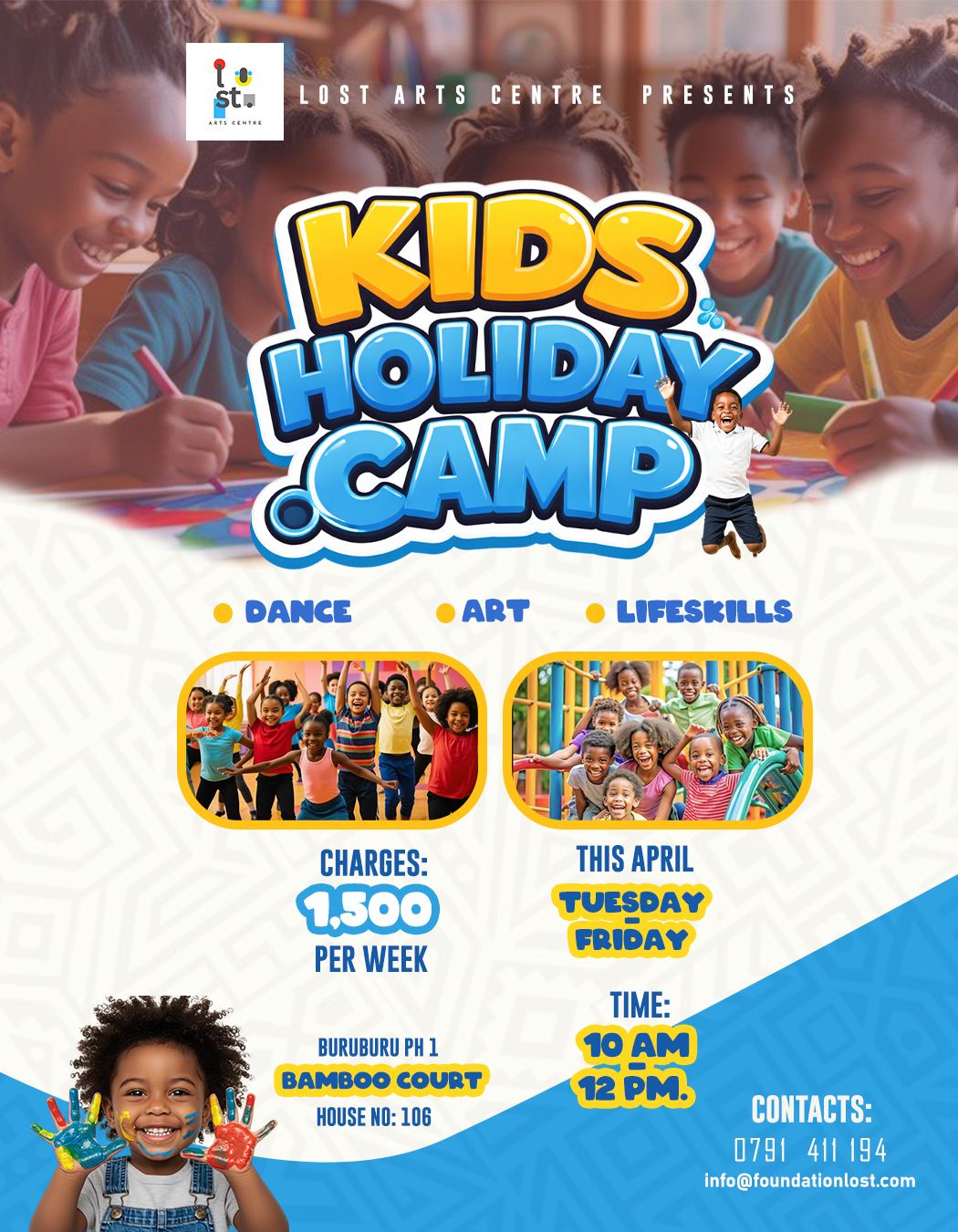 Kids Holiday Camp poster